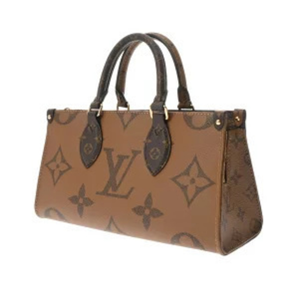 Louis Vuitton Handbag Giant Brown EW OnTheGo Reverse Monogram Canvas